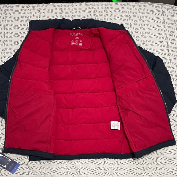 Nautica Men's Large Navy Quilted Puffer Jacket - Picture 12 of 12